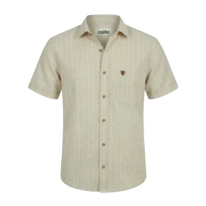 Camisa Manga Corta Línea Amarilla