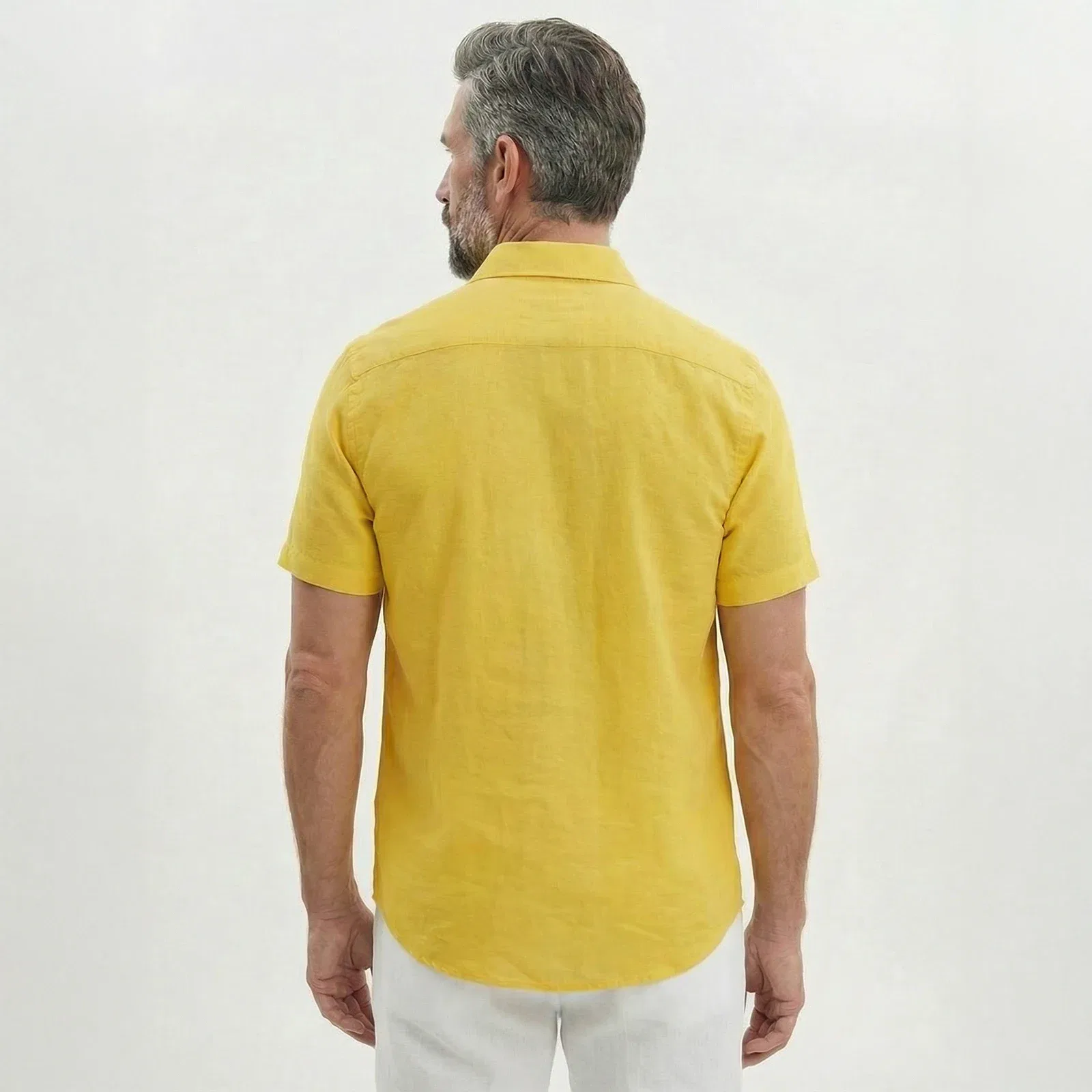 Camisa Texturizada Amarilla - Imagen 3