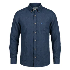 Camisa Manga Larga Azul