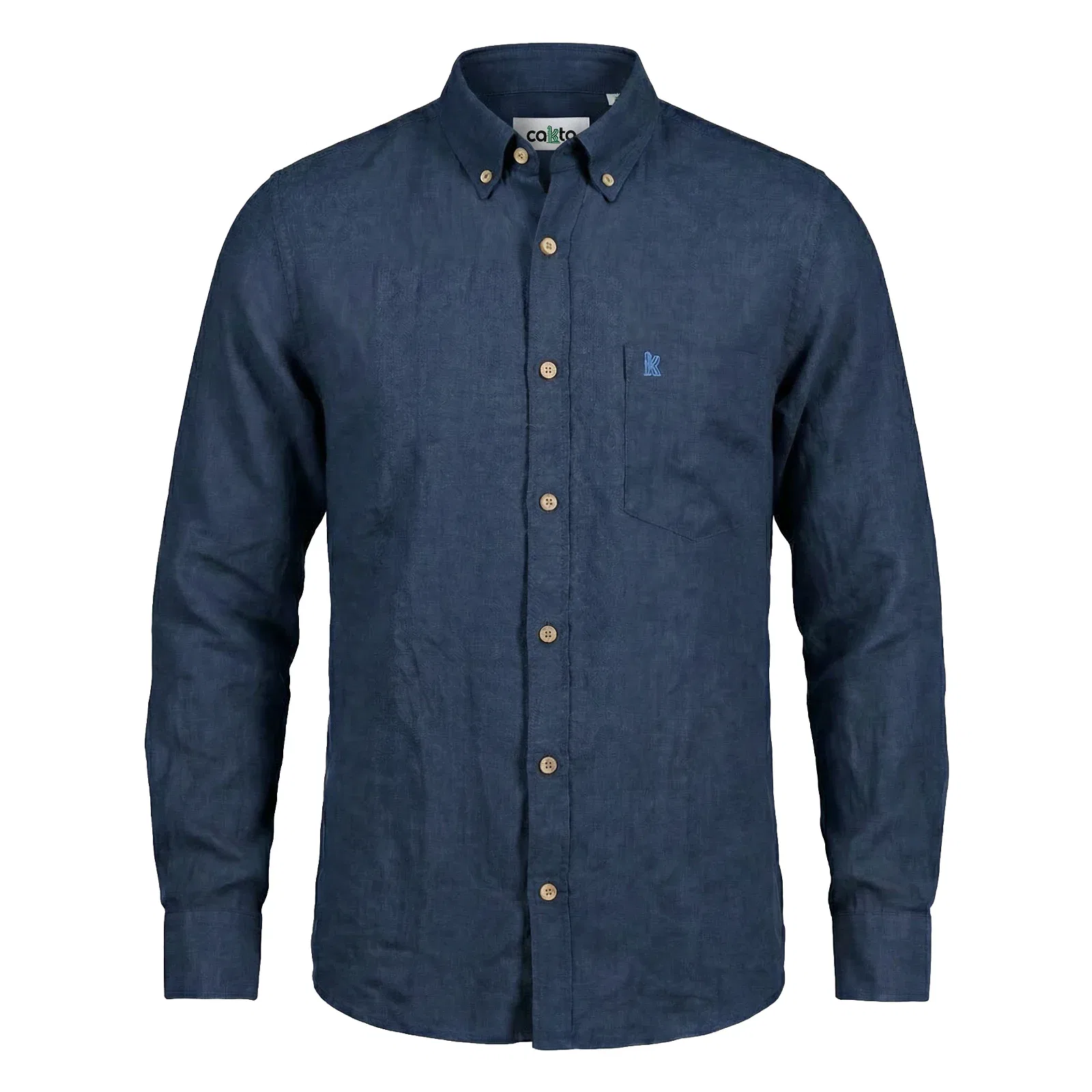 Camisa Manga Larga Azul