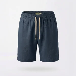 Bermuda Lino Azul Oscuro