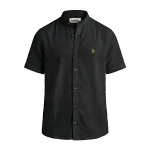 Camisa Cuello Neru Negra