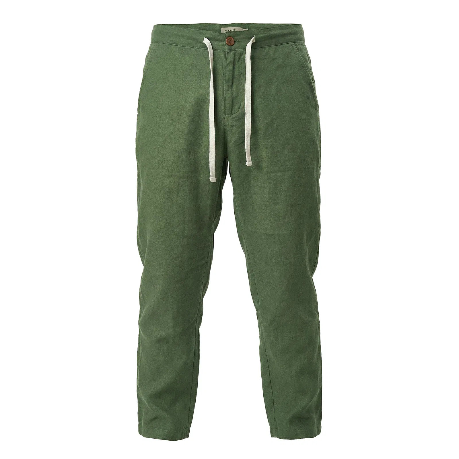 Pantalón Lino Verde