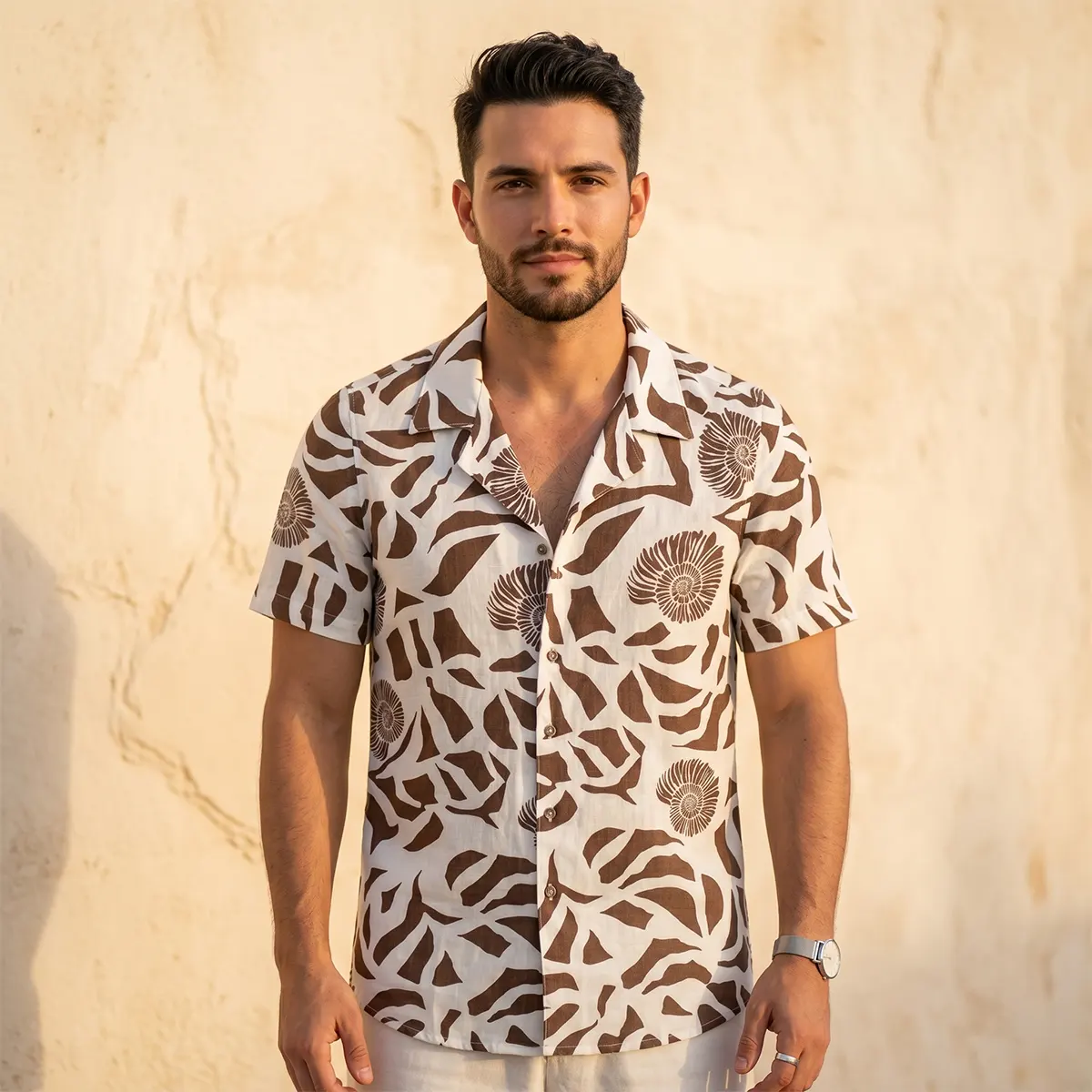 Camisa Caracol Cáfe - Imagen 2