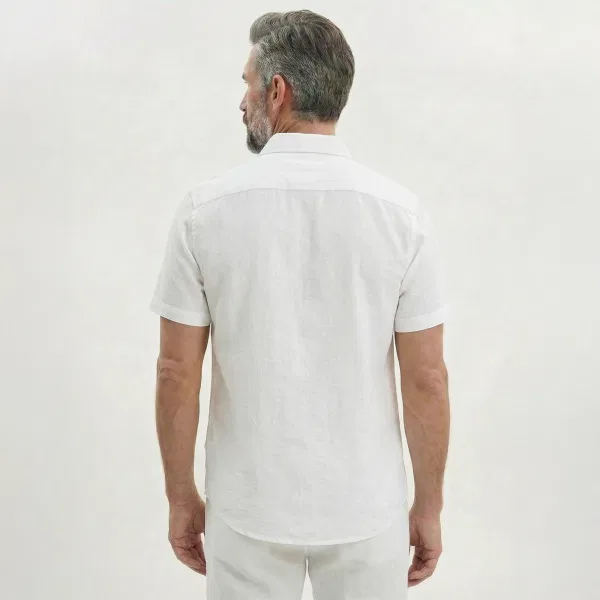 Camisa Texturizada Blanca - Imagen 4