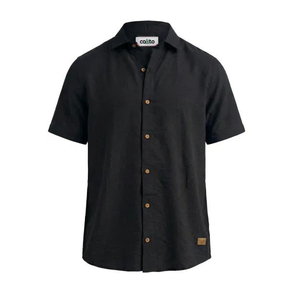 Camisa Texturizada Negra