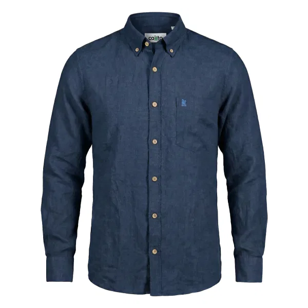 Camisa Manga Larga Azul