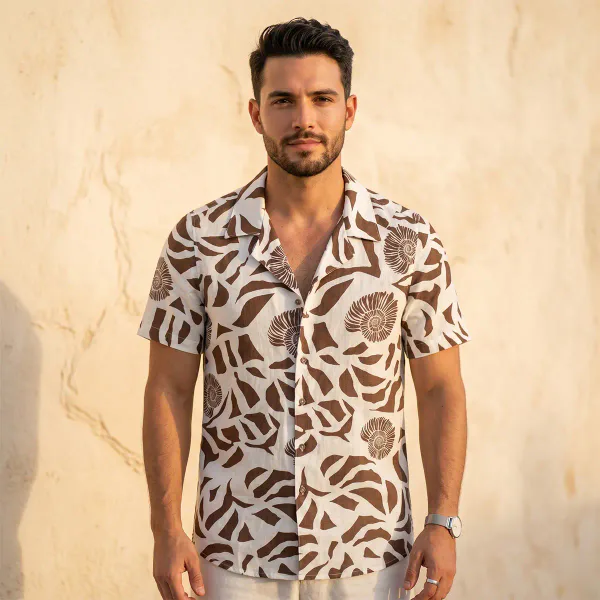 Camisa Caracol Cáfe - Imagen 2